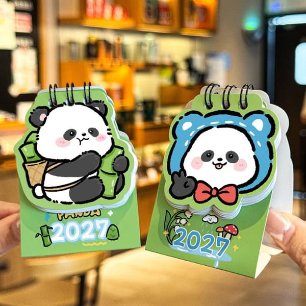 2027 Skrivebordskalender Mini Bærbare Reisekalendere Perfekt For H A1
