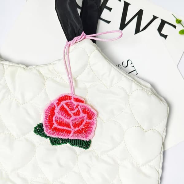 Reb Badge Perle Kvast Stjerne Citron Appelsin Blomst Hjerte Patch Paillet A2