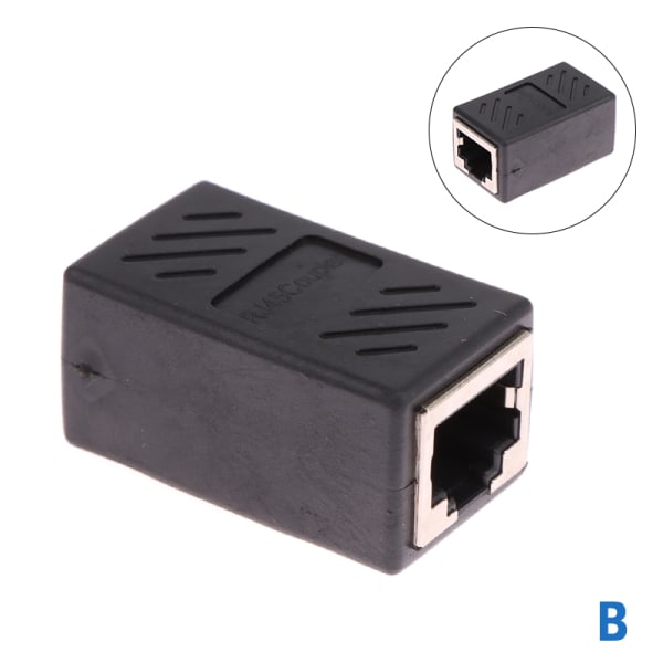 RJ45-kontakt 1-til-2-veis LAN Ethernet-kabel Nettverk Cate6 Spli B