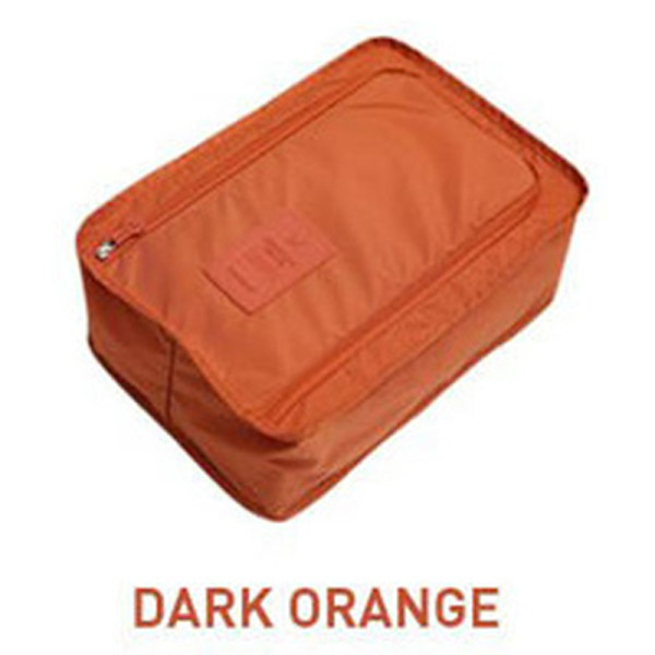 Vedenpitävä kenkälaukku kätevä matkalaukku nylon kannettava orange