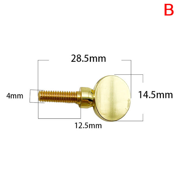 2 kpl Saxophone Neck Screw Kiristysruuvi Sax Replacement Tool B