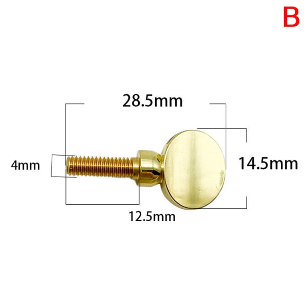 2 stk Saxofon Halsskrue Stramningsskrue Sax erstatningsværktøj B