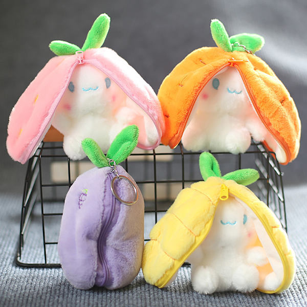 Pehmolelu täytetty luova laukku hedelmäksi Transform Baby Cuddl A3