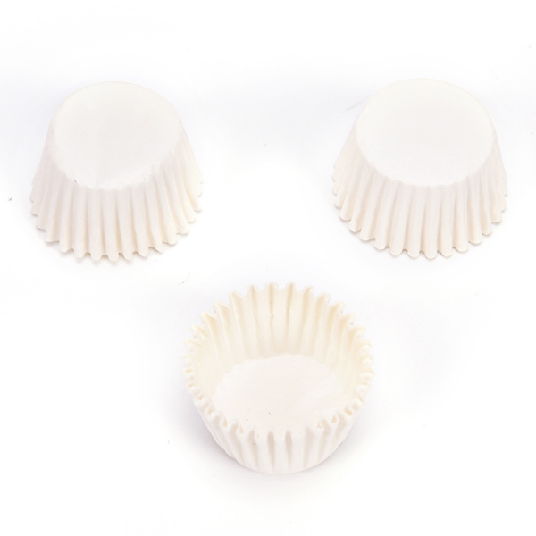 500 STK Mini Chocalate Papir Liners Bagning Cupcake Cases Muffin red