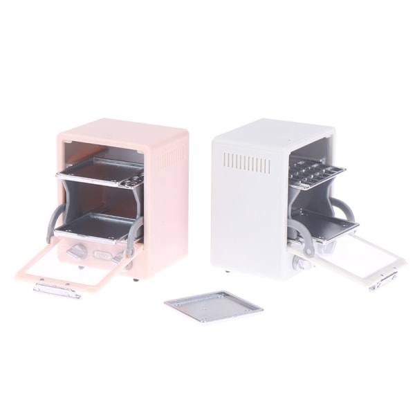 1:12 Dollhouse Mini pystysuora uuni Mikroaaltouuni Keittiön uunivuoka Blue