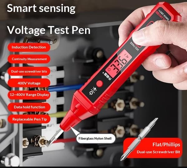 1 stk R2897 Elektrisk penn intelligent spenningsmåling multifunksjon A2