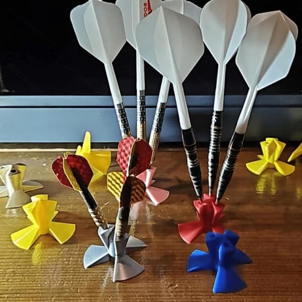 3 st minimalistisk dartställ 3D-printad enkel darthållare för Ho blue