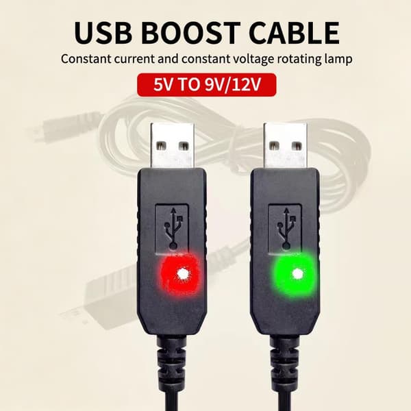 USB-tehostinmuunninsovitin tehonkorotuslinja DC 5V - DC 9V / A3