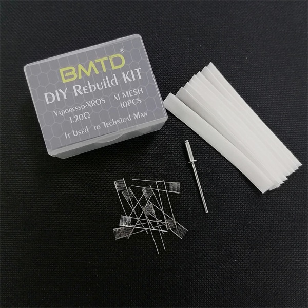 DIY Rebuild Kit for VapoRESSo-xros 1,2ohm A1 Mesh Coil DIY Tool