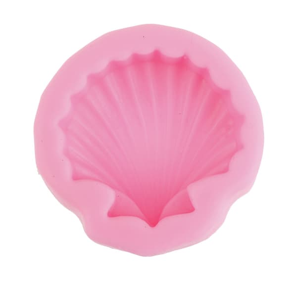 Big Sea Shell Shape 3D Silikon Fondant Kakeform Verktøy Bakeware
