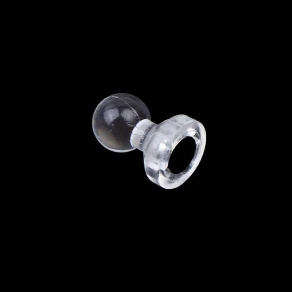 Mini Magnetisk Osynlig Märkesdisplayställ Högklart Akryl 10PCS
