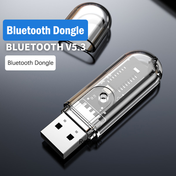 USB Bluetooth -sovitin 5.3 langattomalle kaiuttimelle tai hiirelle Bluetooth