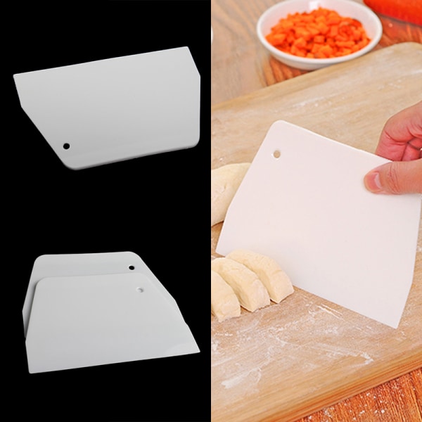 Cake Edge Scraper Decorating ter Smoother puolisuunnikkaan keittiö Moi