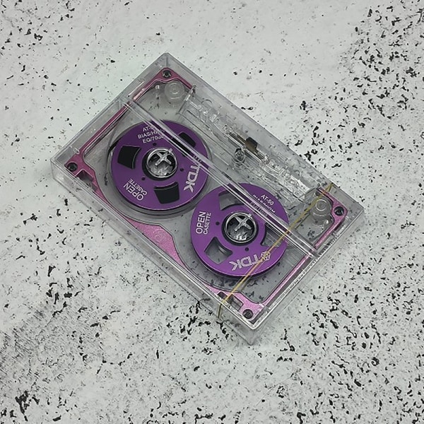 Dobbeltsidet Farvehus Tom Tape Metal Minimarked Dåse Blue