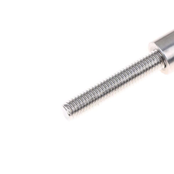 2 STK Rustfri Gevindstang Spændingsende Til 2-8MM Wirekabel A6