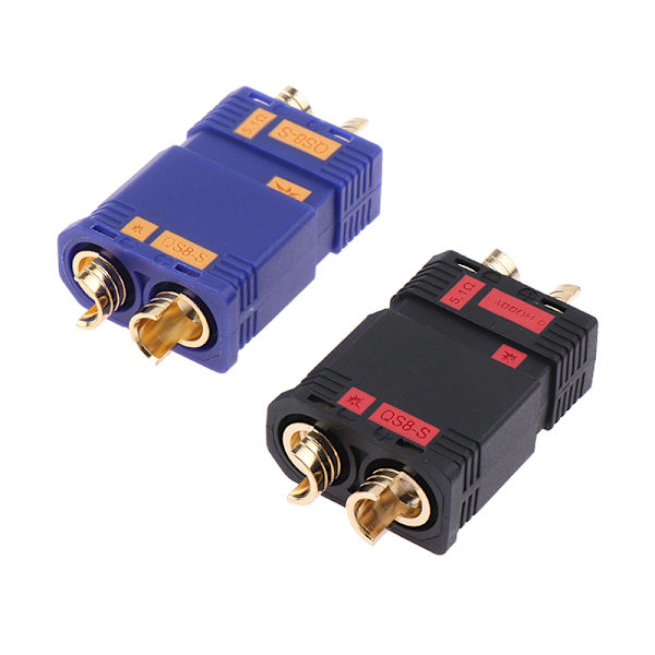 QS8-S Heavy Duty Battery Connector Anti-Spark Gold Connector La Black