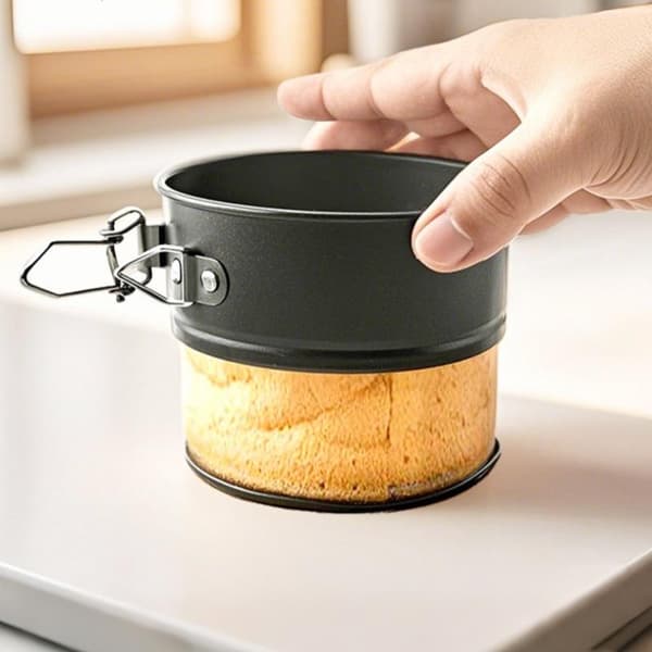 Non-Stick Rund Springformpanne Med Avtakbar Bunn For Baking A