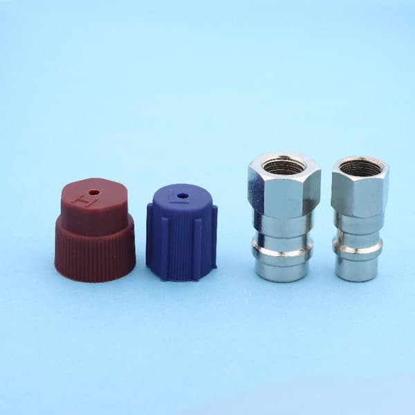 R12 til R134A AC-fitting Auto Airconditionadapter Høj/Lav A