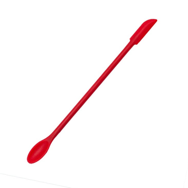 Silikonspatel Burkskrapa Scoop Tip Long Double Headed Cosme Red