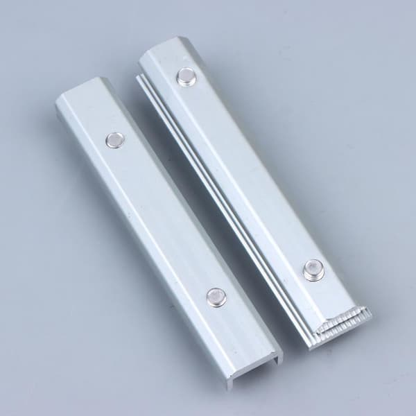 Solcellemodulskinner Profilkoblinger Aluminium Monteringskobling A2