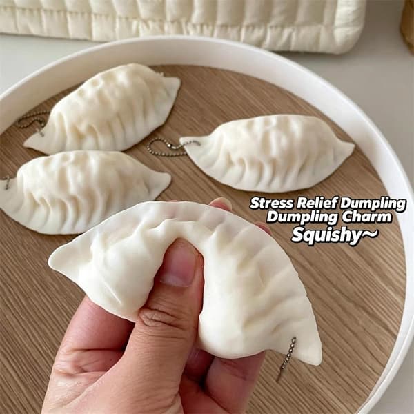 Simulering Dumpling Langsomt Stigende Nøglering Blødt Legetøj Gaver
