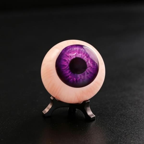 Monsterøye Dekor 3D Hyperrealistisk Rund Øyeeeple Øye Katt Goth F