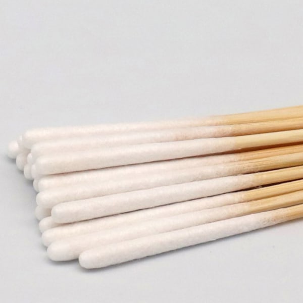 30/60 kpl Kertakäyttöinen Pidempi puuvillapuikkoharja Nukkaamaton Micro Br 60PCS