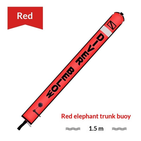 Dyk SMB Boj Synlighet Säkerhet Uppblåsbar Scubadykning Surf 120cm×15cm