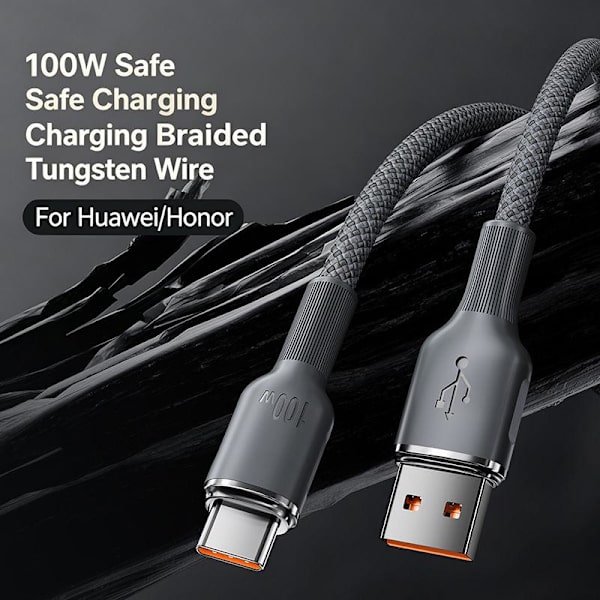 USB-C-kaapeli, nopea lataus Android-puhelimen lataukseen A2