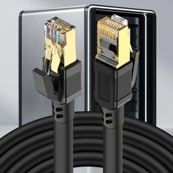 Cat 6 Ethernet-kabel LAN Netværk Cat6 Rj45 Hastighedsnetværkskabel White 3M