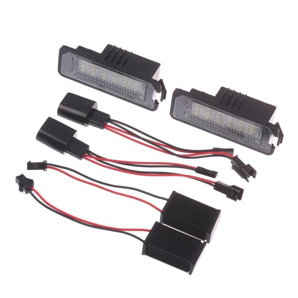 2 stk. LED nummerpladelys med Canbus til Mu