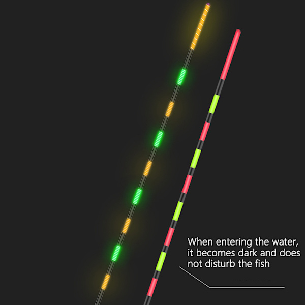 Smart Fishing Float Bite Alarm Fiskbete LED Ljus Färgändring A4
