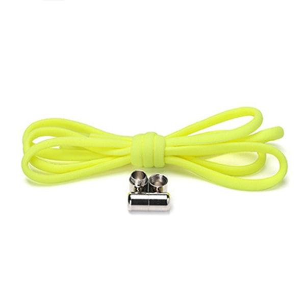 Joustavat lenkkarit kengännauha Metal Lock Lazy Nauhat lapsille ja Ad Yellow