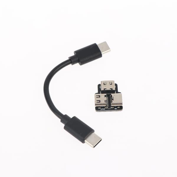 Typ-C-gränssnitt Strömsplitter Lämplig för USB 1 till 2-modul A1