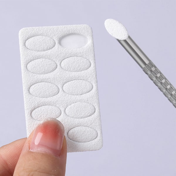 Mini nagelfil med självhäftande engångsnagelutrustningstillbehör 5 sheet
