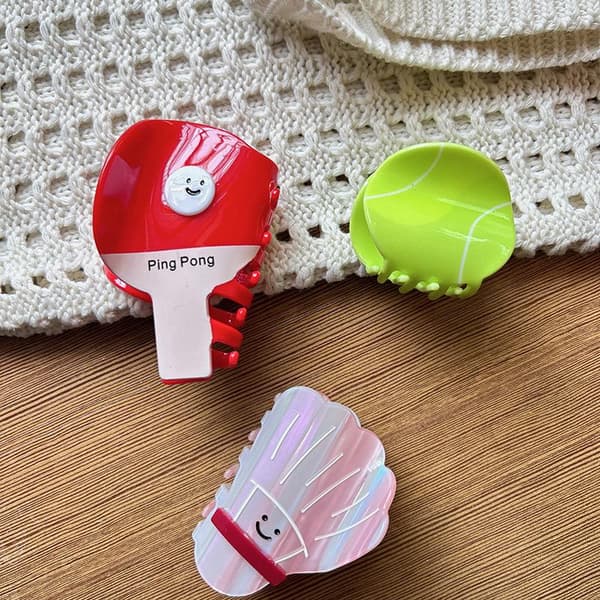 Eddikesyre Tennisketcher Design Hårklemme Hajklemme A3