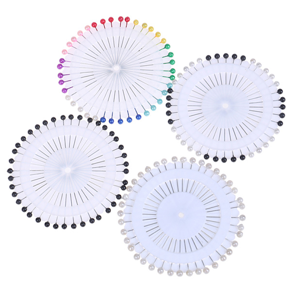 40 kpl Ompelutarvikkeet Pearl Straight Head Neulat Dressmaking P Multicolor