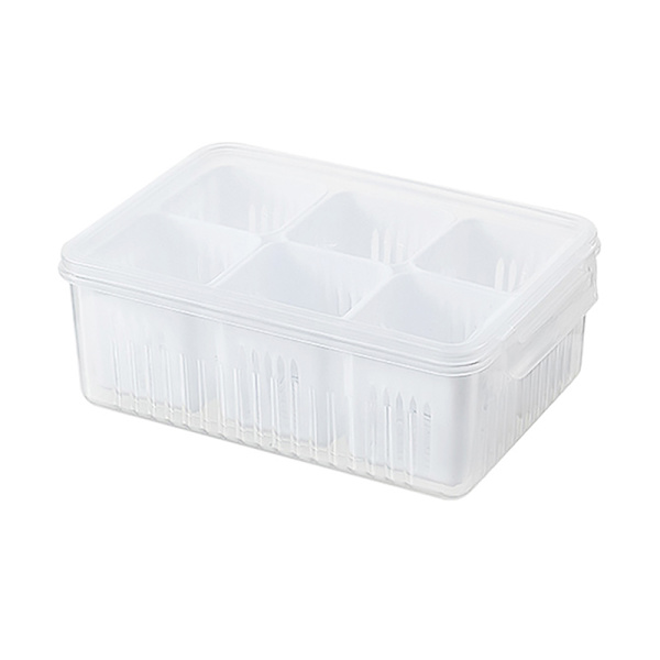 Scallion Storage Box Kotitalouksien Scallion Ginger Valkosipulin säilytysaine Transparent