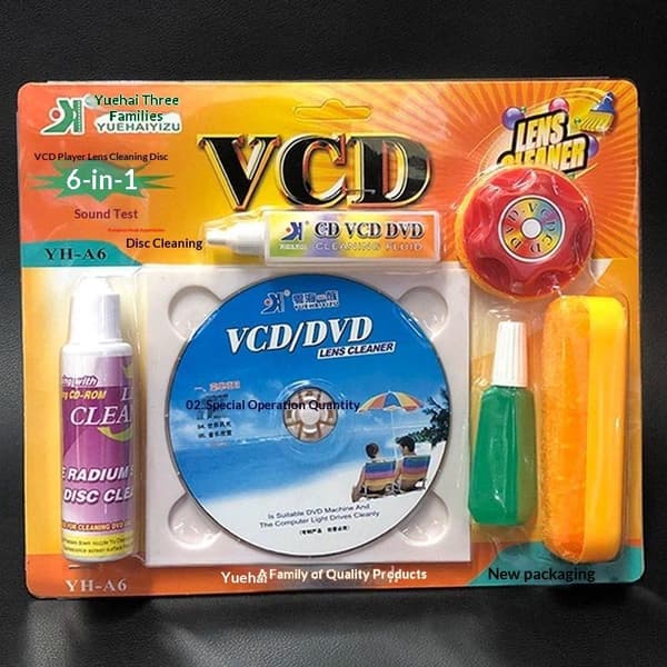 1 sæt CD/DVD/VCD-afspiller linserenser til o videoafspiller tilbehør