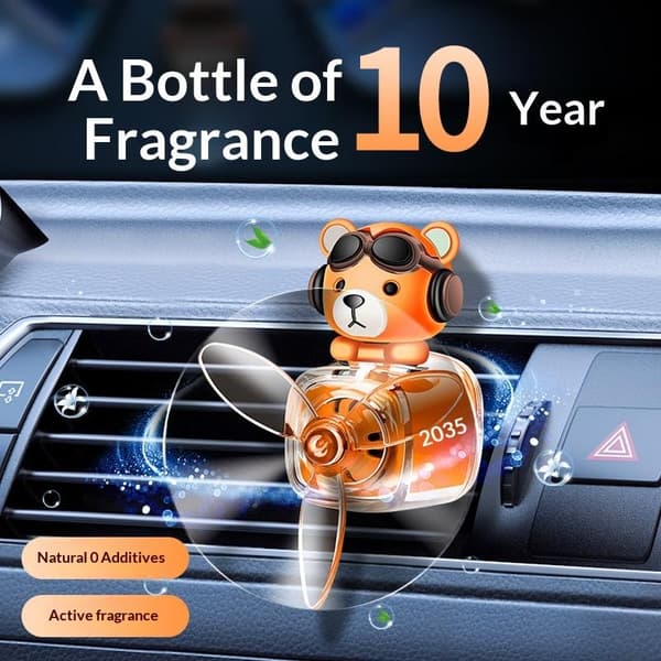 Bilventilklips Luftuttak Aromaterapi Fly Roterbar Tegneserie B2