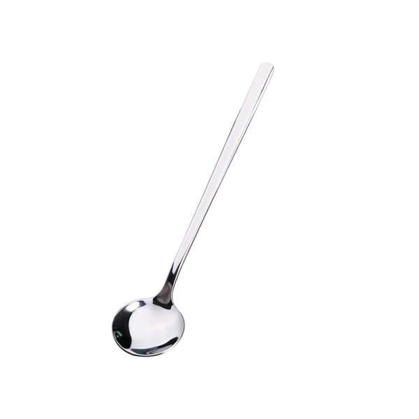 Gyldne Dessert Teskeer Kaffe Tilbehør Sæt Til Køkken Sma Silver 15cm-Round spoon