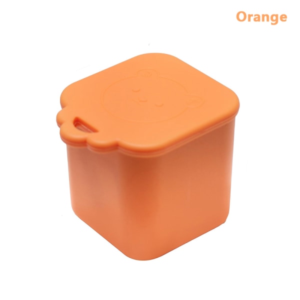 e Silikonlock Salladsdressing Behållare Doppsåskoppar För Orange