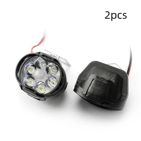 2 kpl työvalot 6 LED-moottoripyörän ajovalot kohdevalo vedenpitävä 2pcs