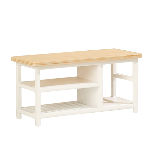 1:12 Nukkekoti Pienoishuonekalupöytä Sohvapöytä Nukkekoti Beige