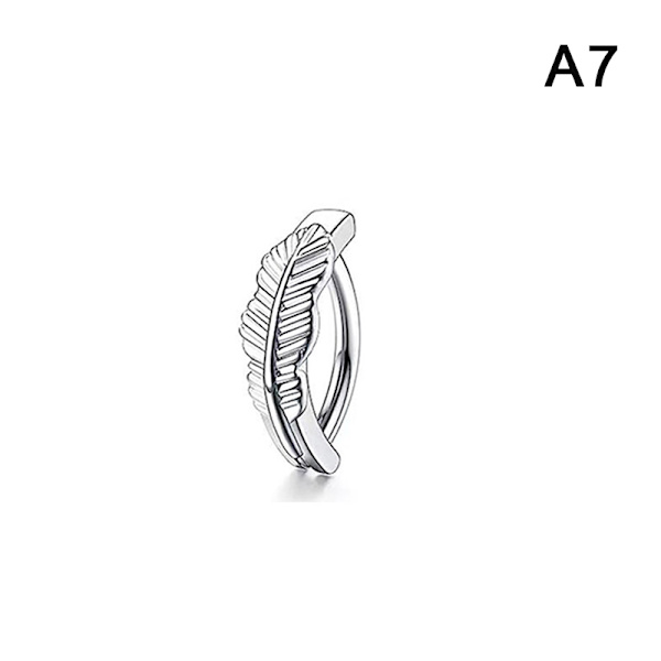 Blomst sommerfugl hjerte form navle ring Rhinestones Nave A7