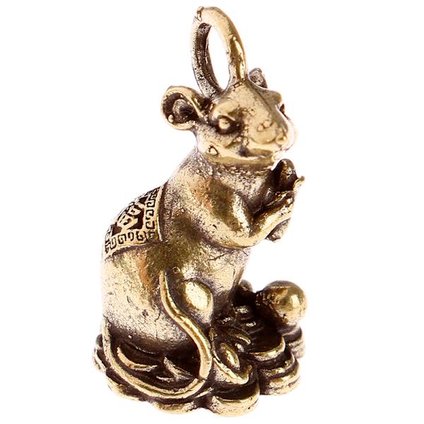 2020 uudenvuoden lahja Lucky mouse rot vuosi Pöytäsisustus Copper Wealt