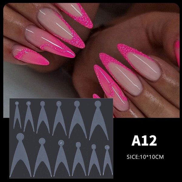 Dual Nail Forms False Tips For Gel Extension Quick Building Fre A12