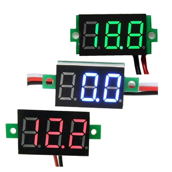 Mini 0,36 tommer DC4,5V-30V Digital LED Display Panel Spænding Met Green