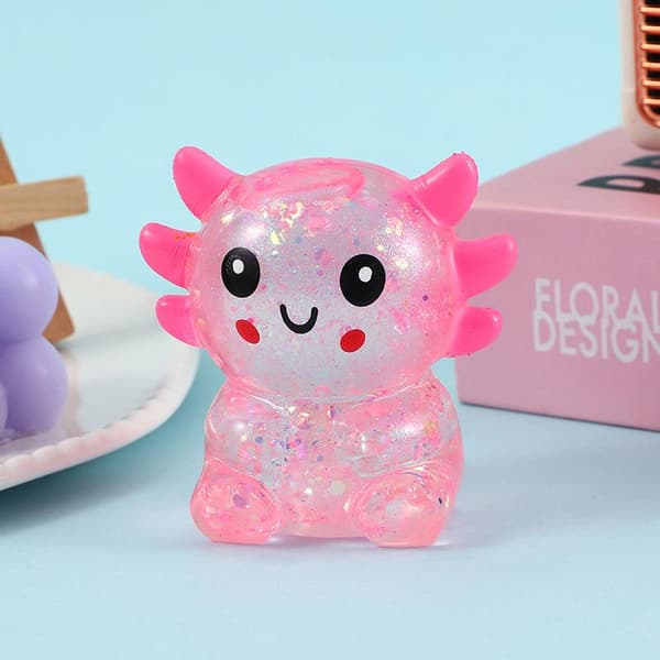 1 stk. Axolotl Stressbolde Squishy Sensorisk Fidget Legetøj og Dyrelegetøj 5