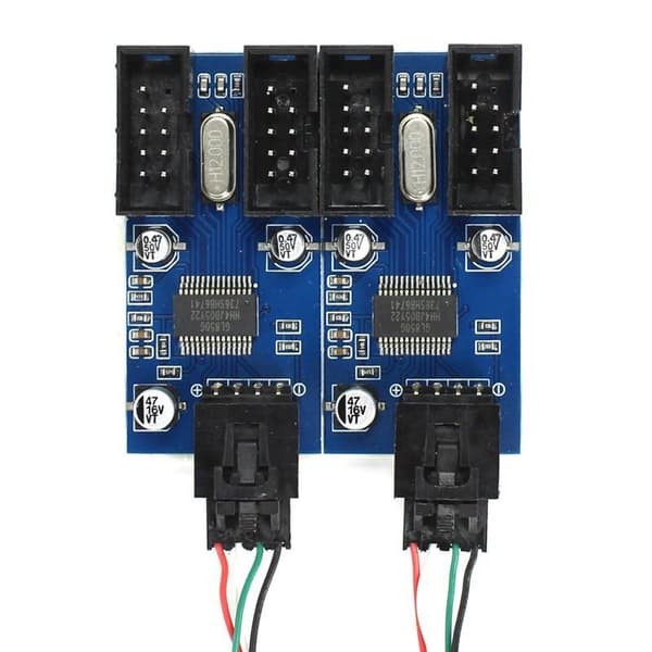 1 stk. 9-bens USB-splitter bundkort USB hun-interface-header